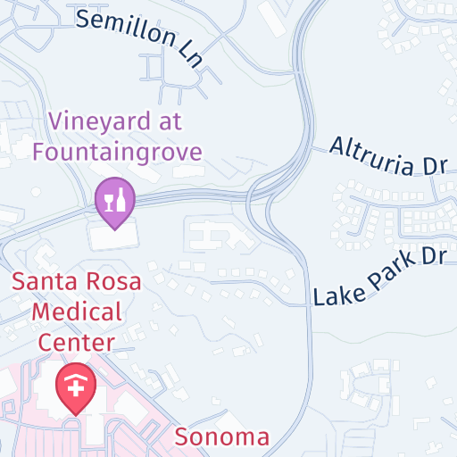 Santa Rosa Bus Map Kaiser Santa Rosa Map 10 15 Ways (Maps) To Look At Sonoma County